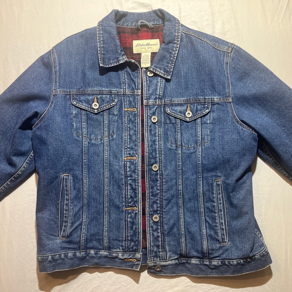 Vintage Eddie Bauer Classic Blue Denim Jacket